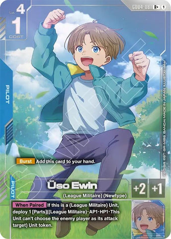Image for Uso Ewin (R+) (GD04-081) (Phantom Aria) - Gundam Card Game