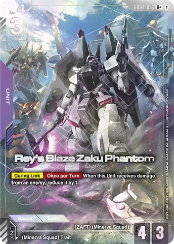 Image for Rey's Blaze Zaku Phantom (R+) (GD04-053) (Phantom Aria) - Gundam Card Game