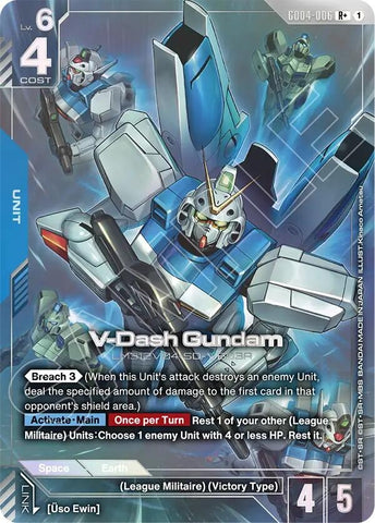 Image for V-Dash Gundam (R+) (GD04-006) (Phantom Aria) - Gundam Card Game