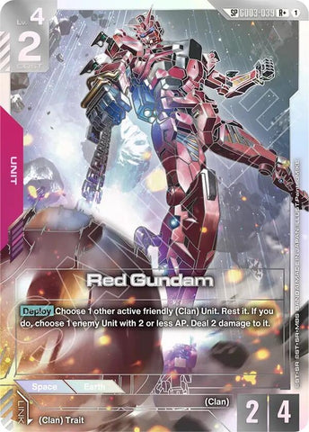 Image for Red Gundam (SP) (R+) (GD03-039) (Phantom Aria) - Gundam Card Game