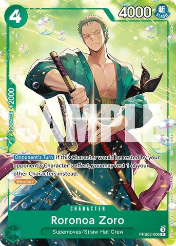 Roronoa Zoro (Welcome Pack 2026 Vol.1) - (PRB02-006) - One Piece Promotion Cards - (Rare)