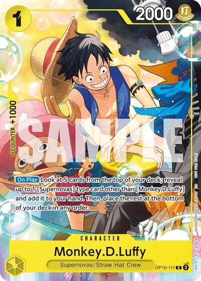 Monkey.D.Luffy (Welcome Pack 2026 Vol.1) - (OP10-111) - One Piece Promotion Cards - (Rare)