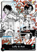 Luffy & Ace (Parallel) - (ST30-001) - Starter Deck EX: Luffy & Ace - (Leader)