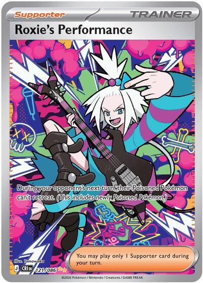 Roxie's Performance - (121/086) - ME04: Chaos Rising - (Special Illustration Rare)