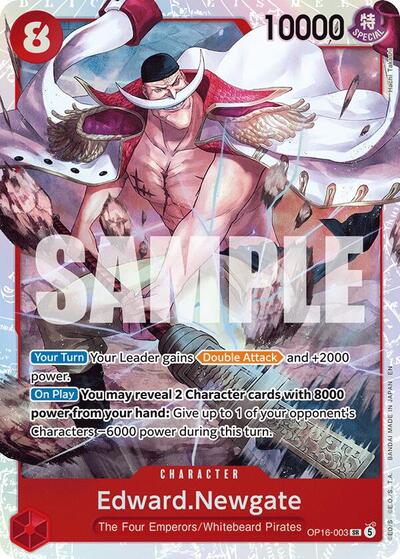 Edward.Newgate - (OP16-003) - The Time of Battle - (Super Rare)
