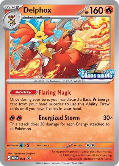 Delphox - (074) - ME: Mega Evolution Promo - (Promo)