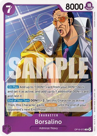 Borsalino - (OP16-073) - The Time of Battle - (Rare)