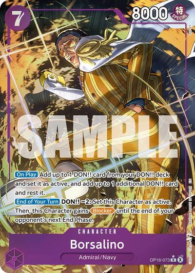 Borsalino - (OP16-073) - The Time of Battle - (Rare)