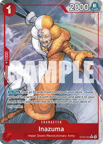 Inazuma - (ST30-002) - Starter Deck EX: Luffy & Ace - (Common)