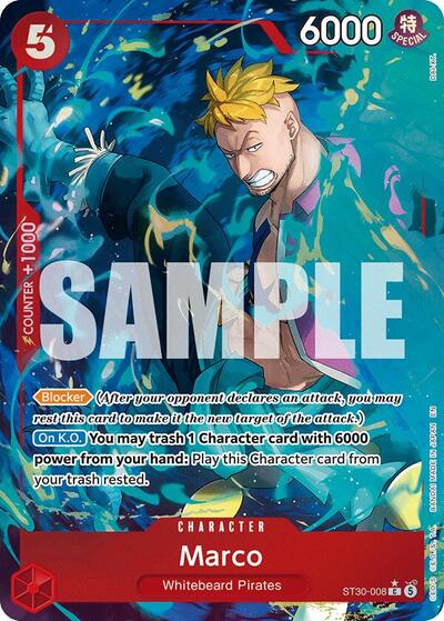 Marco - (ST30-008) - Starter Deck EX: Luffy & Ace - (Common)