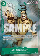 Mr.3(Galdino) - (ST30-014) - Starter Deck EX: Luffy & Ace - (Common)