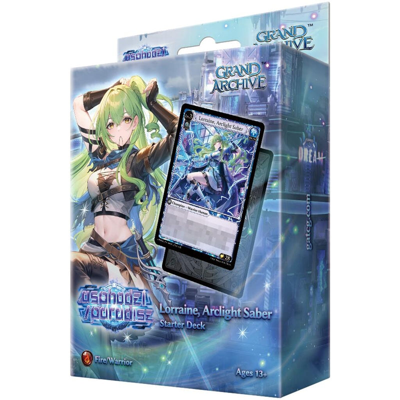 Image for .asphodel/paradise Starter Deck - Lorraine, Arclight Saber - Grand Archive TCG