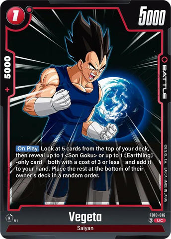 Vegeta (FB10-016) [Cross Force]