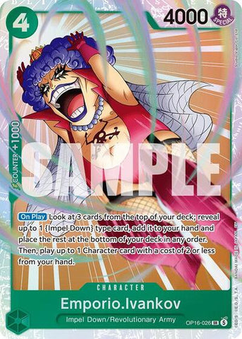 Emporio.Ivankov - (OP16-026) - The Time of Battle - (Super Rare)