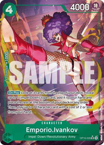 Emporio.Ivankov - (OP16-026) - The Time of Battle - (Super Rare)