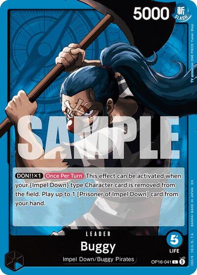 Buggy - (OP16-041) - The Time of Battle - (Leader)