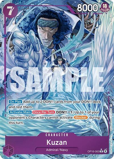 Kuzan - (OP16-063) - The Time of Battle - (Rare)