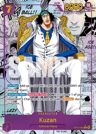 Kuzan - (OP16-063) - The Time of Battle - (Rare)