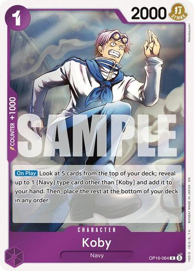 Koby - (OP16-064) - The Time of Battle - (Rare)