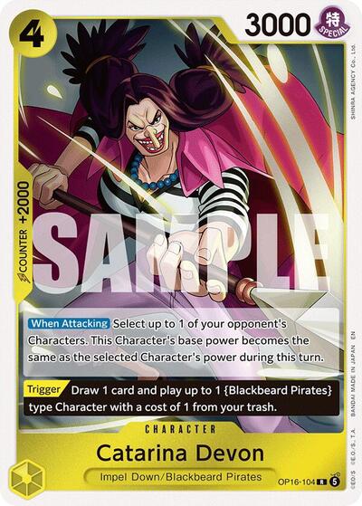 Catarina Devon - (OP16-104) - The Time of Battle - (Rare)