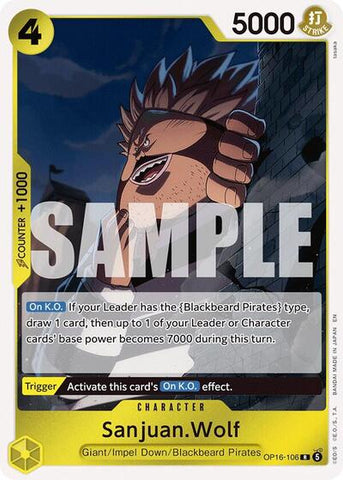 Sanjuan.Wolf - (OP16-106) - The Time of Battle - (Rare)