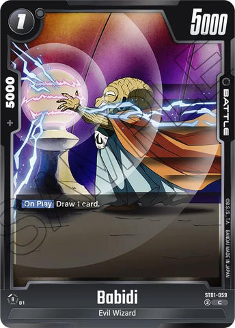 Babidi (ST01-059) [Story Booster 01]