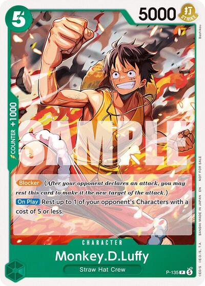 Monkey.D.Luffy (OP16 Release Event) - (P-135) - One Piece Promotion Cards - (Promo)