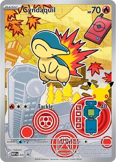 Cyndaquil - (047) - ME: Mega Evolution Promo - (Promo)