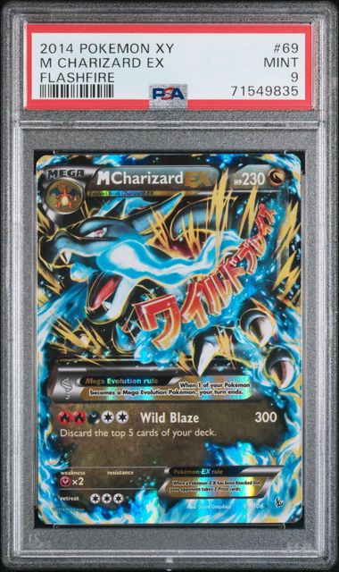 PSA 9 - Flashfire - M Charizard EX