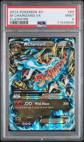 PSA 9 - Flashfire - M Charizard EX #69