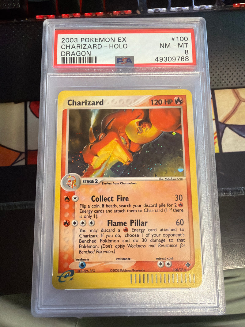 PSA 8 - EX Dragon - Charizard Holo