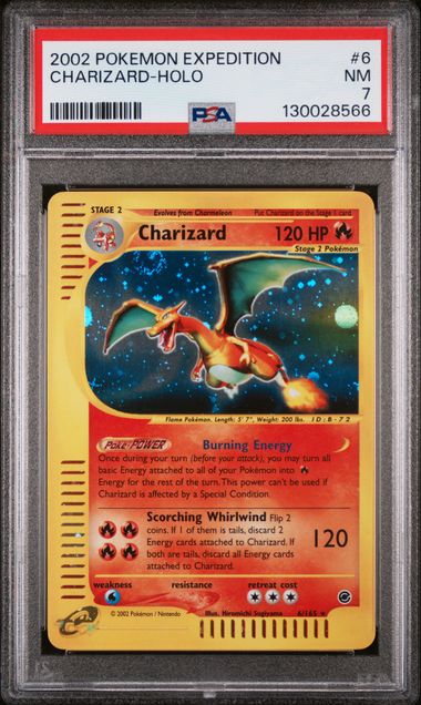 PSA 7 - Expedition - Charizard Holo