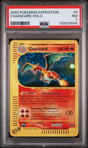 PSA 7 - Expedition - Charizard Holo #6