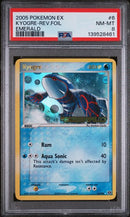 PSA 8 - EX Emerald - Kyogre Reverse Foil