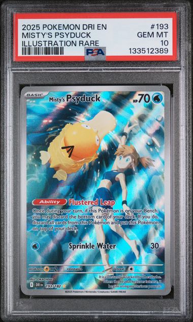 PSA 10 - Destined Rivals - Misty's Psyduck
