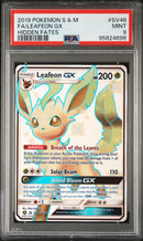 PSA 9 - Hidden Fates - Leafeon GX