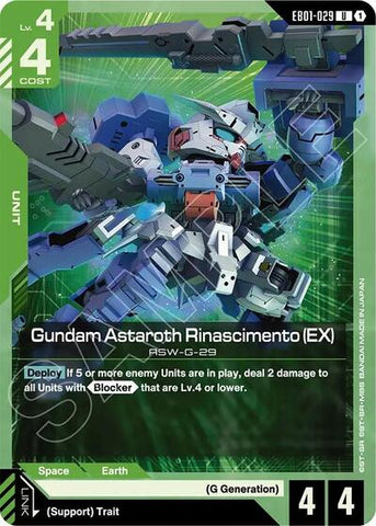 Gundam Astaroth Rinascimento (EX) (EB01-029) - Eternal Nexus (UC)