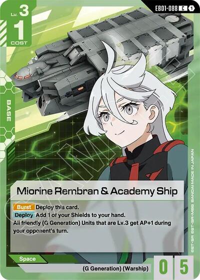 Miorine Rembran & Academy Ship (EB01-088) - Eternal Nexus (C)