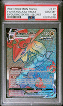 PSA 10 - Evolving Skies - Rayquaza Vmax