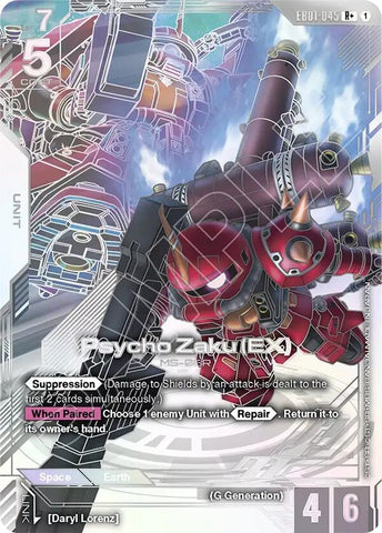 Image for Psycho Zaku (EX) (R+) (EB01-045) (Eternal Nexus) (EB01) - Gundam Card Game
