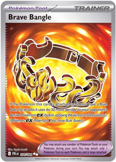 Brave Bangle - (104/084) - ME05: Pitch Black - (Ultra Rare)
