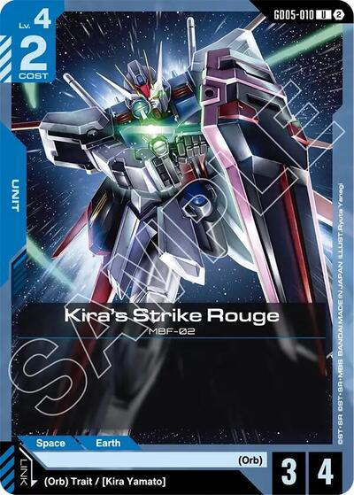 Kira's Strike Rouge (GD05-010) - Freedom Ascension (UC)