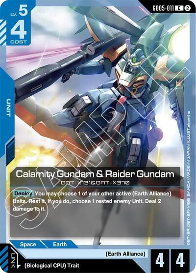 Calamity Gundam & Raider Gundam (GD05-011) - Freedom Ascension (C)