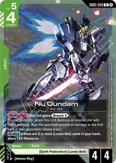 Nu Gundam (GD05-020) - Freedom Ascension (R)