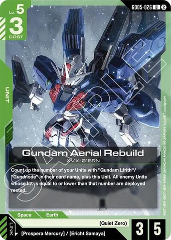 Gundam Aerial Rebuild (GD05-026) - Freedom Ascension (UC)
