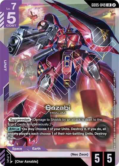Sazabi (GD05-049) - Freedom Ascension (LR)