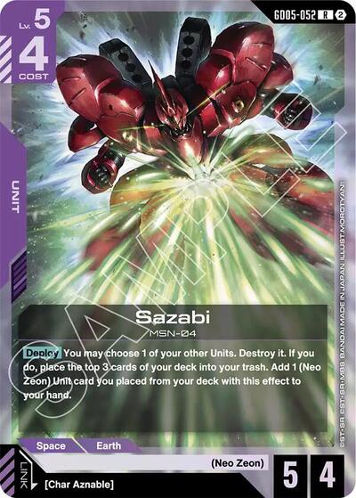 Sazabi (GD05-052) - Freedom Ascension (R)