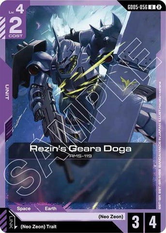 Rezin's Geara Doga (GD05-056) - Freedom Ascension (UC)