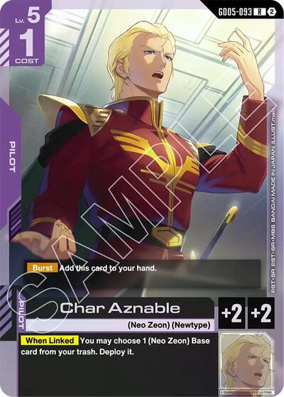 Char Aznable (GD05-093) - Freedom Ascension (R)