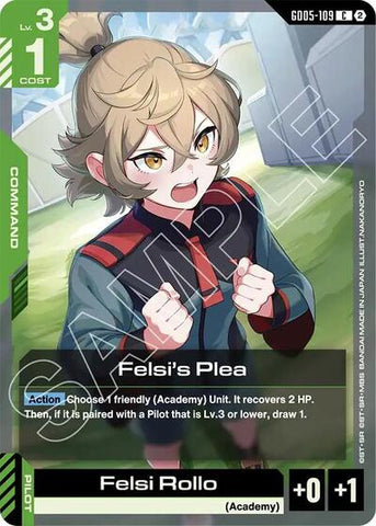 Felsi's Plea (GD05-109) - Freedom Ascension (C)